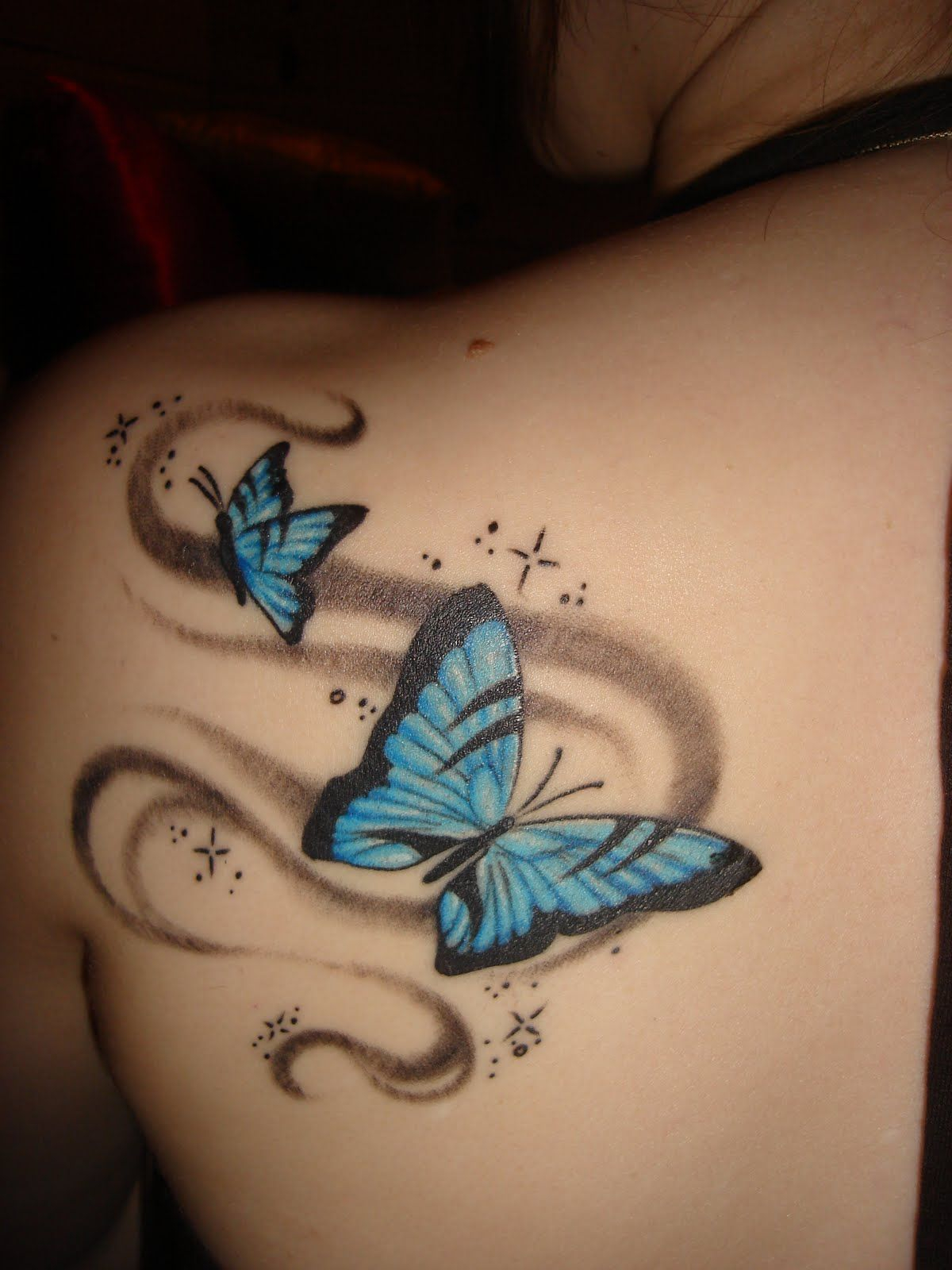 Blue Butterfly Tattoo Designs Tats Butterfly Tattoos Images pertaining to sizing 1200 X 1600