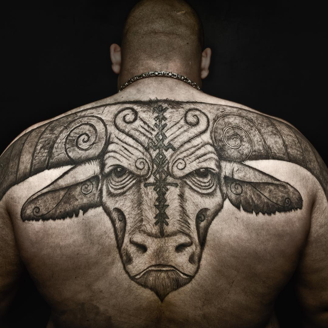 Bull Tattoo On Back Best Tattoo Ideas Gallery with regard to measurements 1080 X 1080