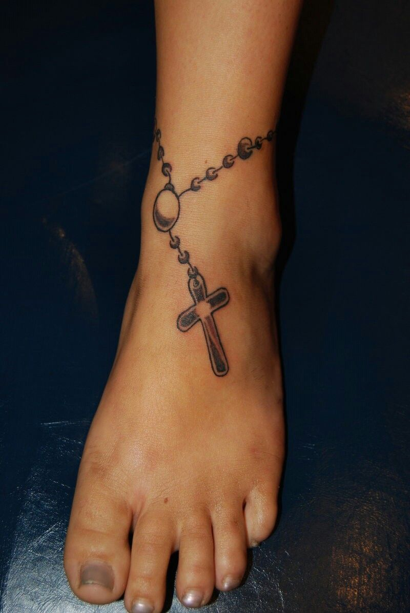 But With Keiths Dog Tags Instead Of The Cross Tattoos Ankle inside proportions 800 X 1195