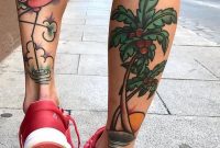 Colorful Calf Tattoos For Females Tattoosforwomen Lyn Calf pertaining to dimensions 830 X 1080
