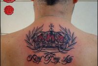 Crown Back Tattoo On Tattoochief Tattoos Simple Crown throughout size 981 X 881