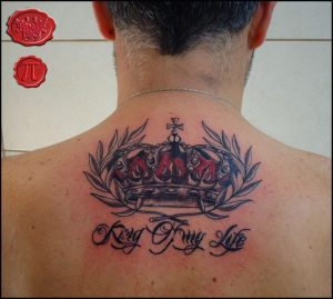 Crown Back Tattoo On Tattoochief Tattoos Simple Crown throughout size 981 X 881