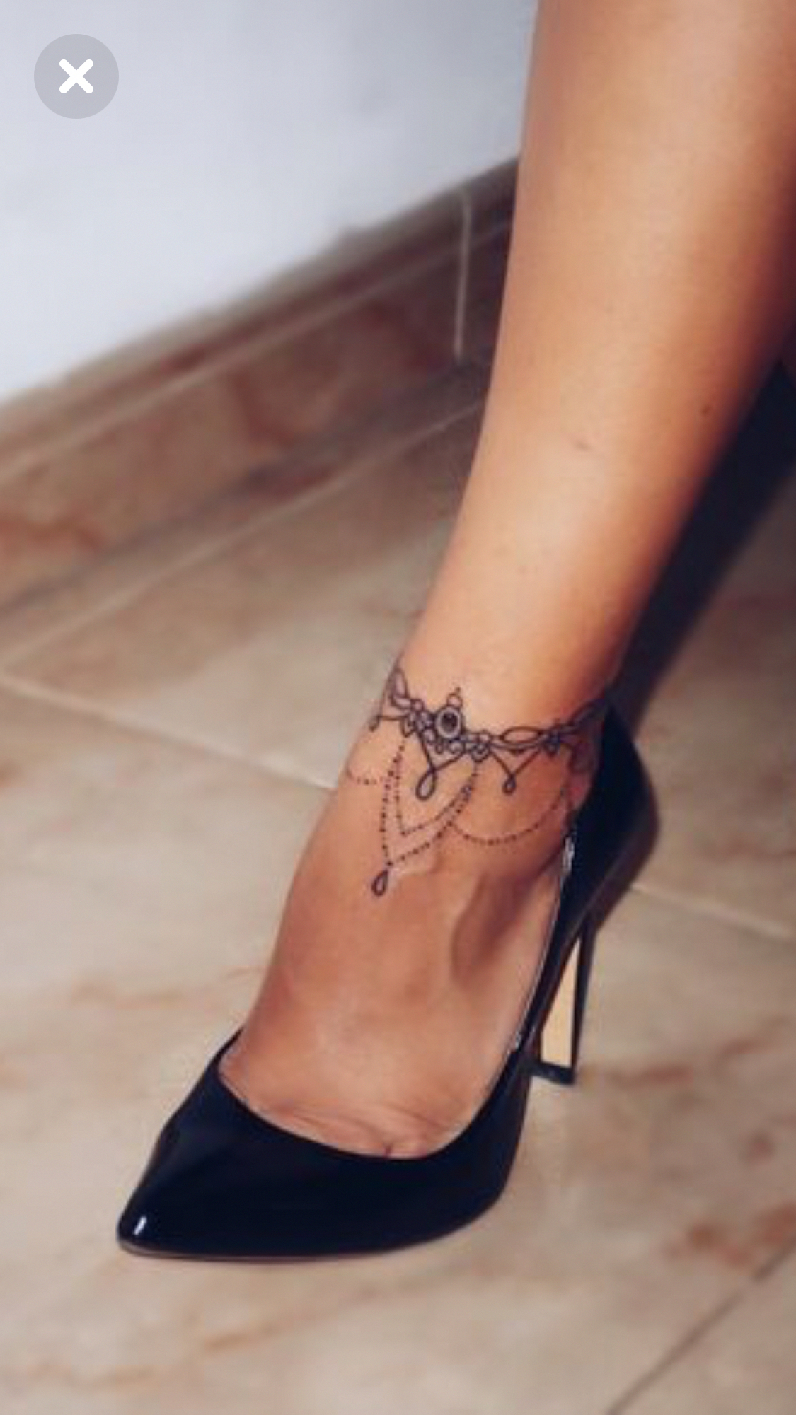 Cute Ankle Tattoo Ankle Tattoos Tattoos Anklet Tattoos Feet within size 1125 X 2001