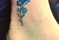 Cute Forget Me Not Ankle Tattoo Tattoos Tattoos Flower Tattoos intended for measurements 2438 X 2438