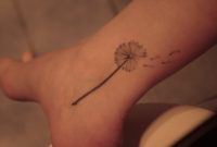 Dandelion Tattoo Ankle Girly Tattoos Dandelion Tattoo Design intended for size 1280 X 860