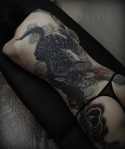 Dark Panther Full Back Tattoo Tattoo Geek Ideas For Best Tattoos inside measurements 1080 X 1286