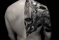 Dotwork Skull Half Back Tattoo Tattoo Back Tattoo Tattoos Und with regard to sizing 1080 X 1080