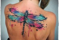 Dragonfly Back Tattoo Tattoos Watercolor Dragonfly Tattoo intended for proportions 900 X 900