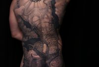 Elephant Tattoo Full Back Tattoo Huge Tattoo Black And Grey in sizing 3648 X 5472