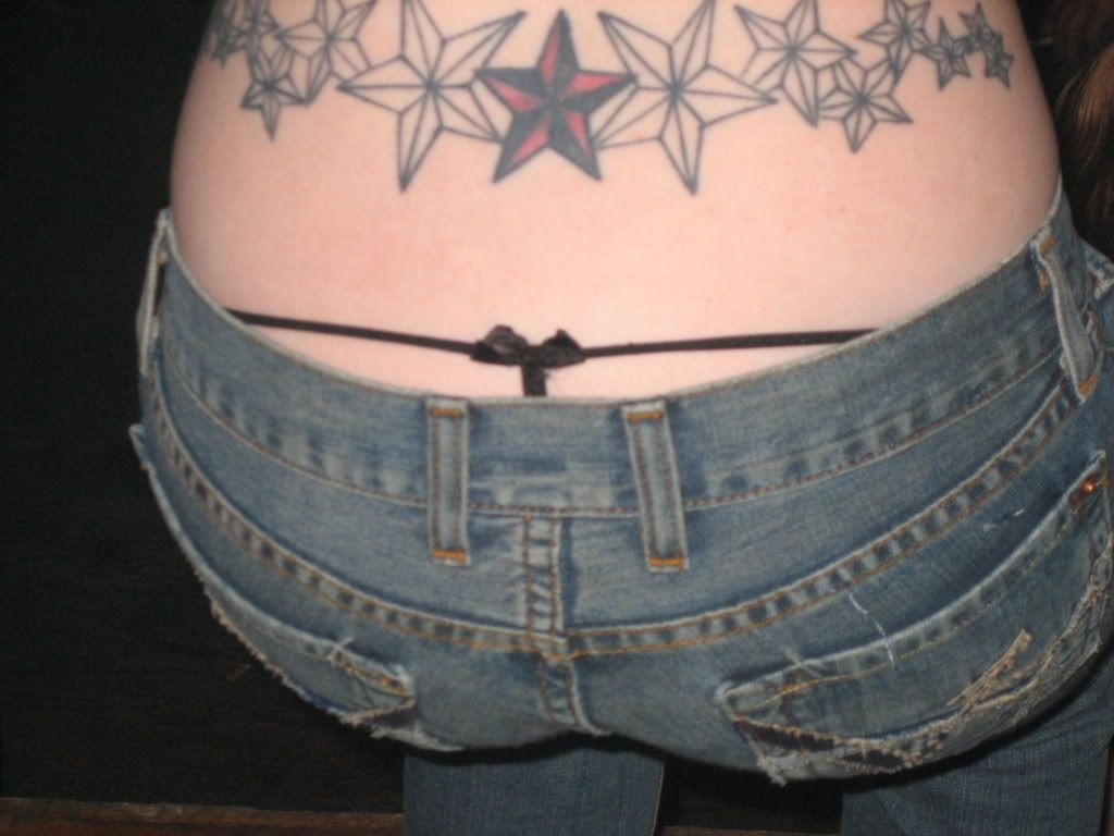 Female Lower Back Nautical Stars Tattoo Design Female Lower Back regarding measurements 1024 X 768