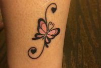 Feminine Butterfly Tattoo The Ankle With Swirls And Hearts The in measurements 1656 X 2208