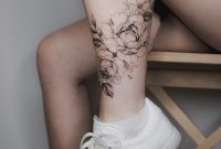 Flower Tattoo Above The Ankle Tattoos Tattoos Feet Tattoos with regard to size 1080 X 1272