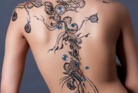 Flower Vine Back Tattoos Google Search My Spirit Henna Tattoo inside proportions 768 X 1024