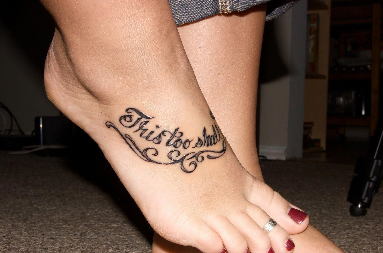 Foot Tattoo Ideas 9 Sexiest Places For Female Tattoos Foottattoos for size 1600 X 1057