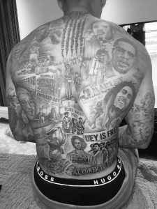 Footballer Andre Grays New Back Tattoo Paying Tribute To Key in sizing 768 X 1024