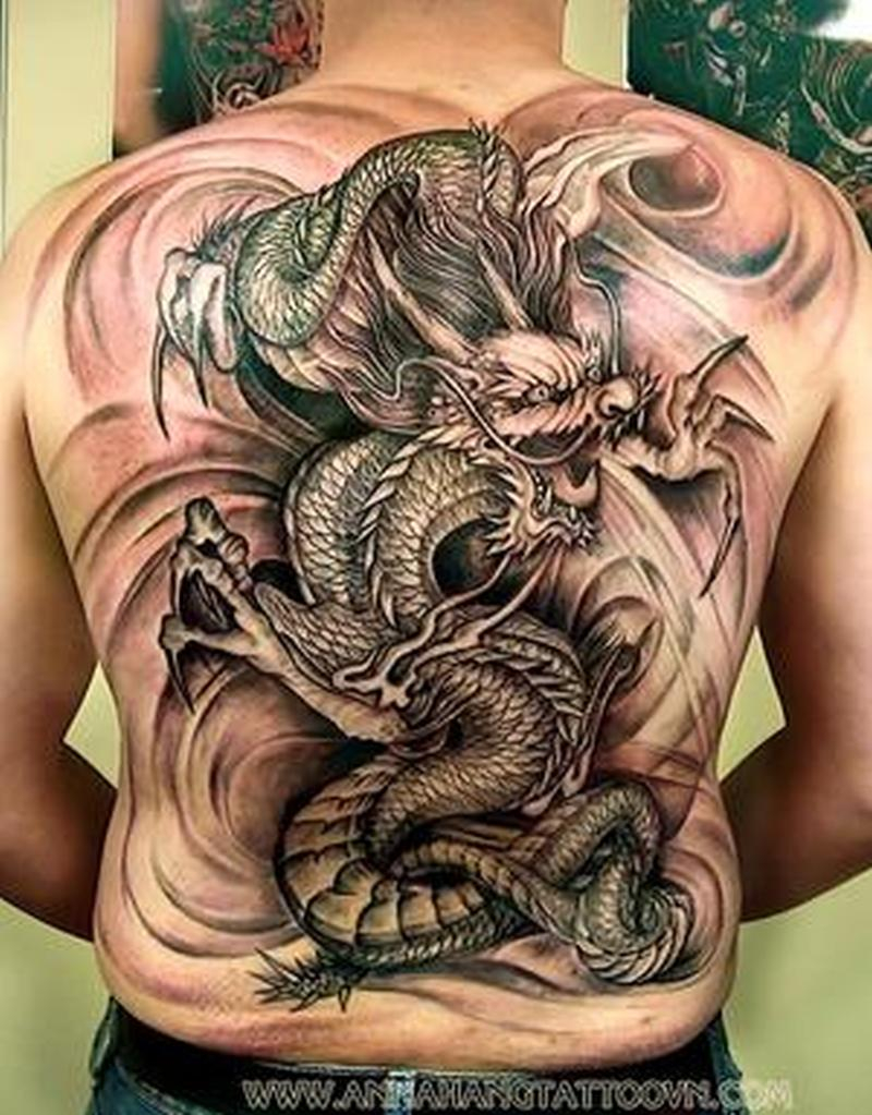 Full Back Dragon Design Tattoo Tattoos Book 65000 Tattoos Designs with regard to measurements 800 X 1023