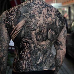 Full Back Religious Tattoo Tattoos Religious Tattoos Tattoos inside size 1080 X 1080