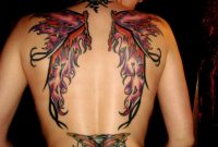 Girl With Fairy Wings Tattoos On Back with regard to dimensions 1199 X 1193