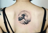 Hokusais The Great Wave Off Kanagawa Circle Tattoo On The Upper for dimensions 960 X 1000