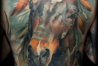 Horse Back Piece Enngraved Enngraved Tattoos Pferde Tattoos within size 1070 X 1675