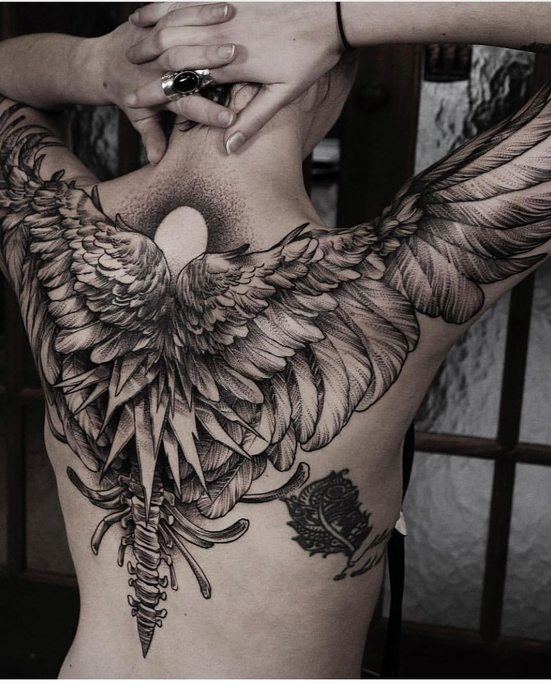 I Flove This Tattoos I Like Tattoo Designs Back Tattoos Wing in sizing 1080 X 1345