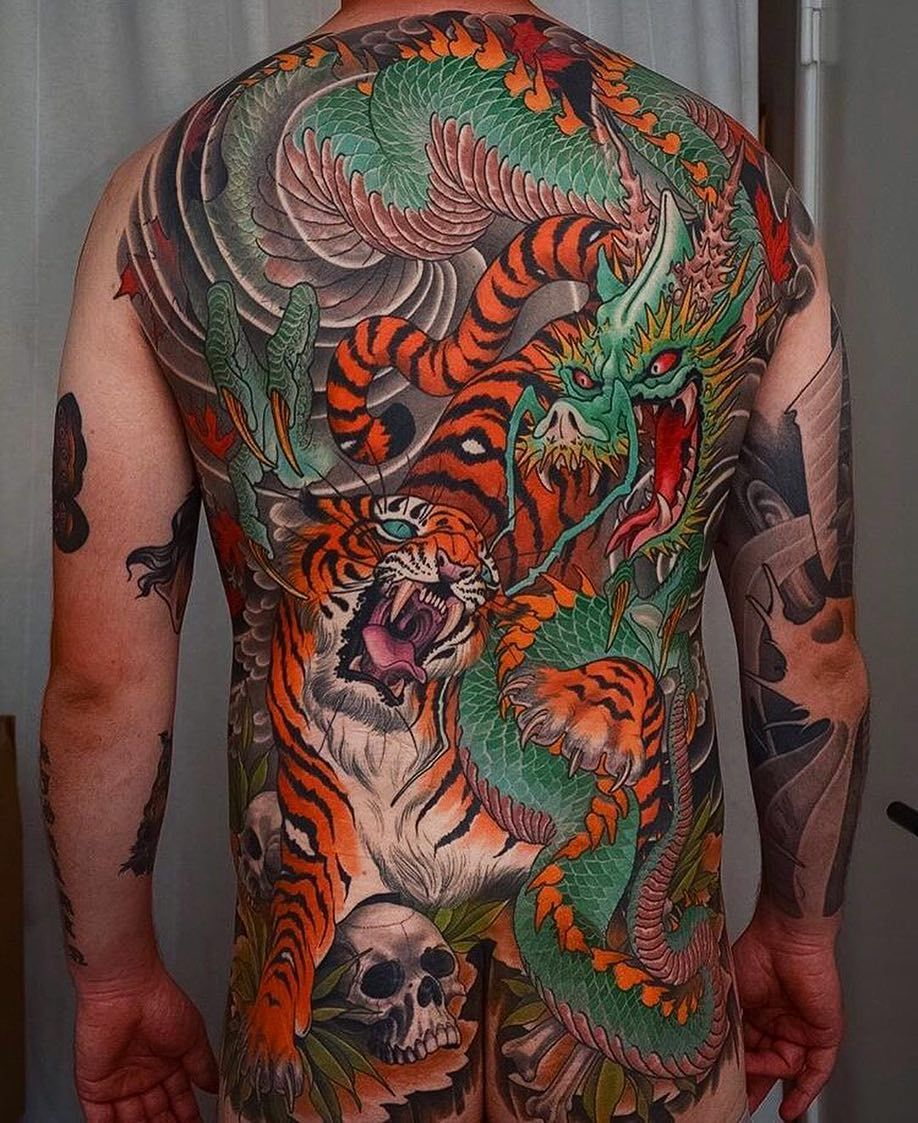 Japanese Ink Auf Instagram Japanese Back Tattoo Peterlagergren throughout proportions 918 X 1123