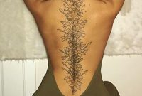 Lace Floral Flower Womens Spine Back Tattoo Ideas Vine Sacred pertaining to sizing 1120 X 2048