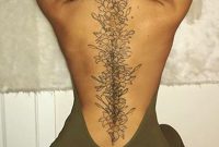 Lace Floral Flower Womens Spine Back Tattoo Ideas Vine Sacred throughout proportions 1120 X 2048