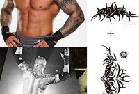 Leoars 2 Sheets Big Temporary Tattoo Sticker Similar Randy Orton with sizing 1500 X 1500