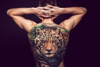 Leopard Back Tattoo Animal Tattoos Back Tattoo Tattoos intended for dimensions 1080 X 969