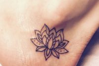 Lotus Flower Ankle Tattoo Ink On The Skin Tattoos Anklet inside proportions 1600 X 1408