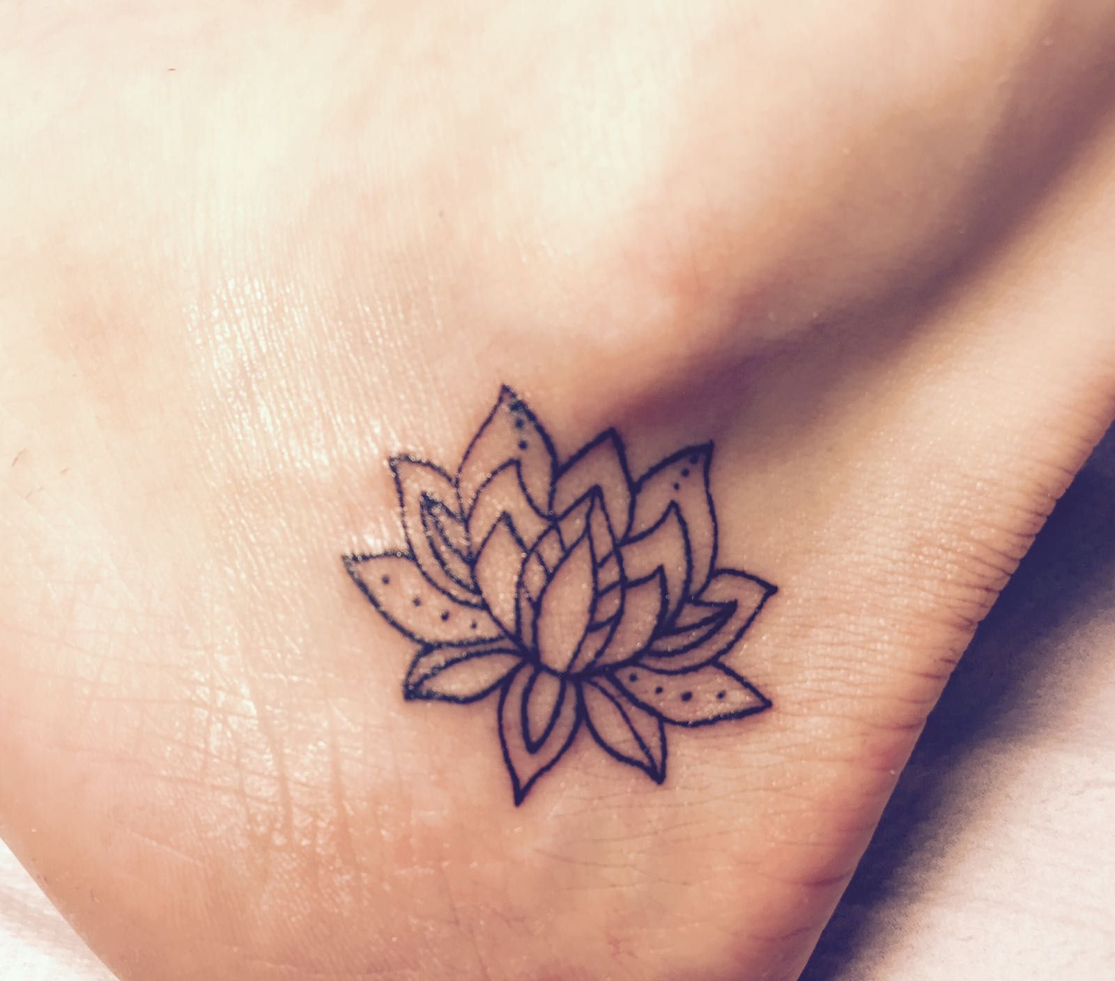 Lotus Flower Ankle Tattoo Ink On The Skin Tattoos Anklet with regard to proportions 1600 X 1408