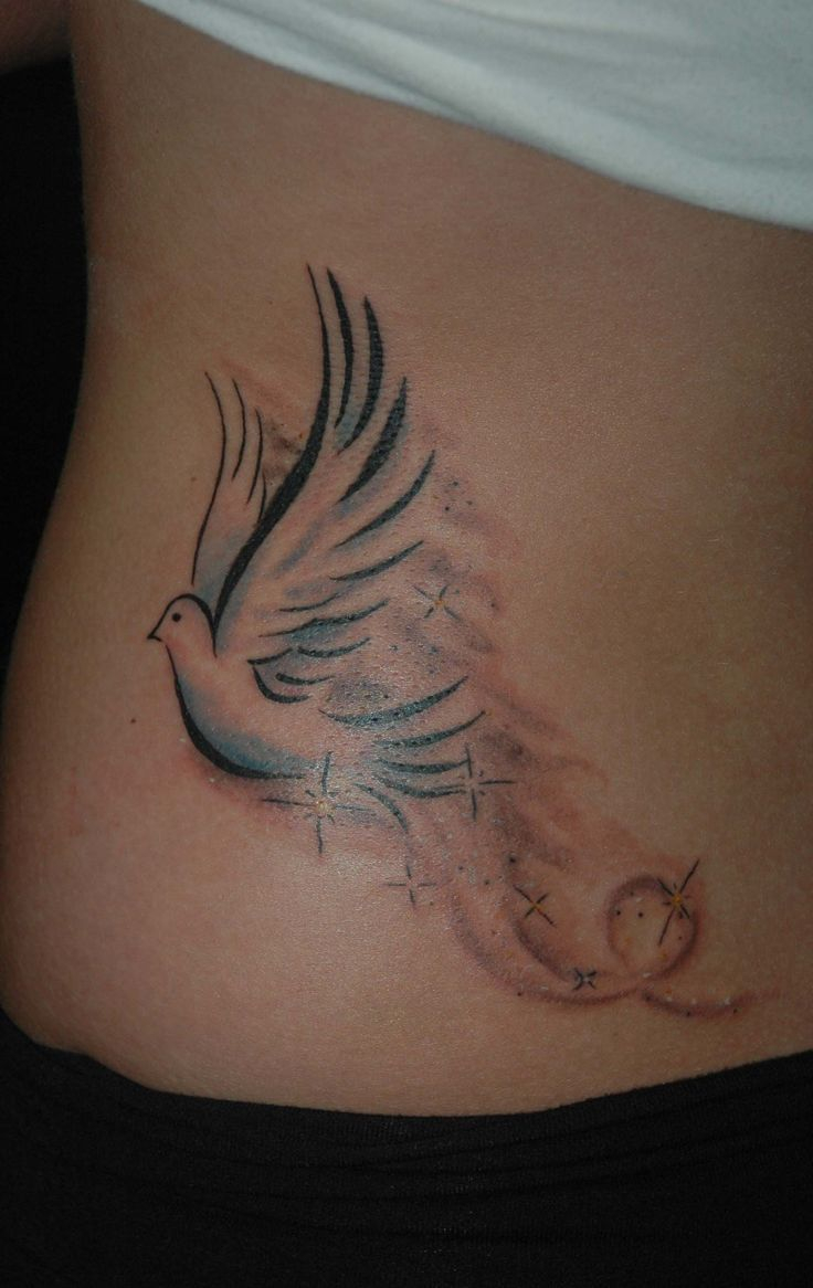 Lower Back Flying Dove Tattoo Tattoos Dove Tattoos Dove Tattoo with regard to size 736 X 1166