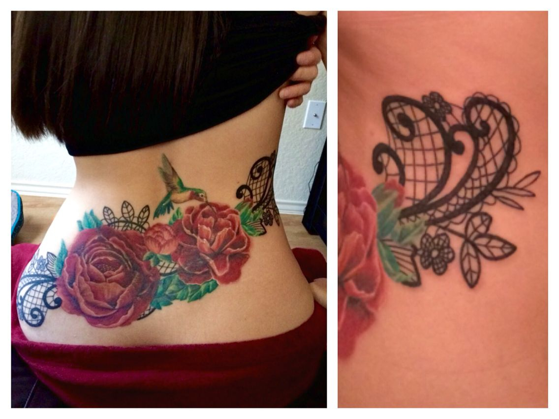 Lower Back Tribal Coverup Tramp Stamp Coverup Diagonal No Outline regarding sizing 1136 X 852
