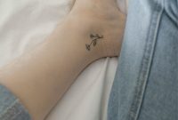 Minimal Tattoo Floral Tattoo Ankle Tattoo Minimal Flower Tattoo in proportions 1520 X 2208