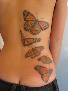 Monarch Butterflies Back Tattoo Tattoo Ideas Monarch Butterfly inside size 825 X 1100