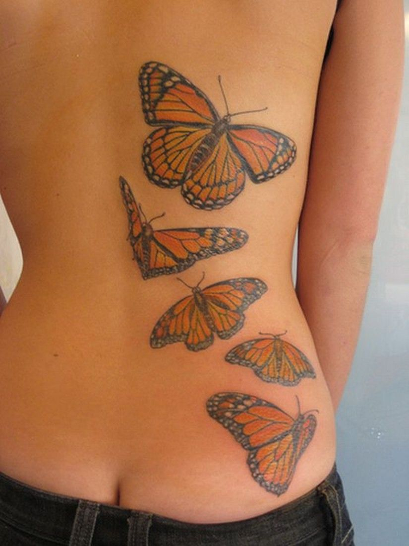 Monarch Butterflies Back Tattoo Tattoo Ideas Monarch Butterfly within measurements 825 X 1100