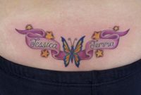 Name Tattoos To Put Names On Your Tattoos Even Your Lower Back with regard to measurements 2090 X 1502