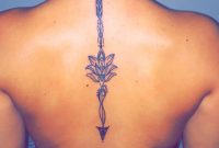 Newest Addition Tattoo Arrow Flower Spine Tattoos Spine with regard to size 750 X 1334