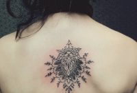 Ornamental Style Tattoo On The Upper Back Original for sizing 1000 X 1000