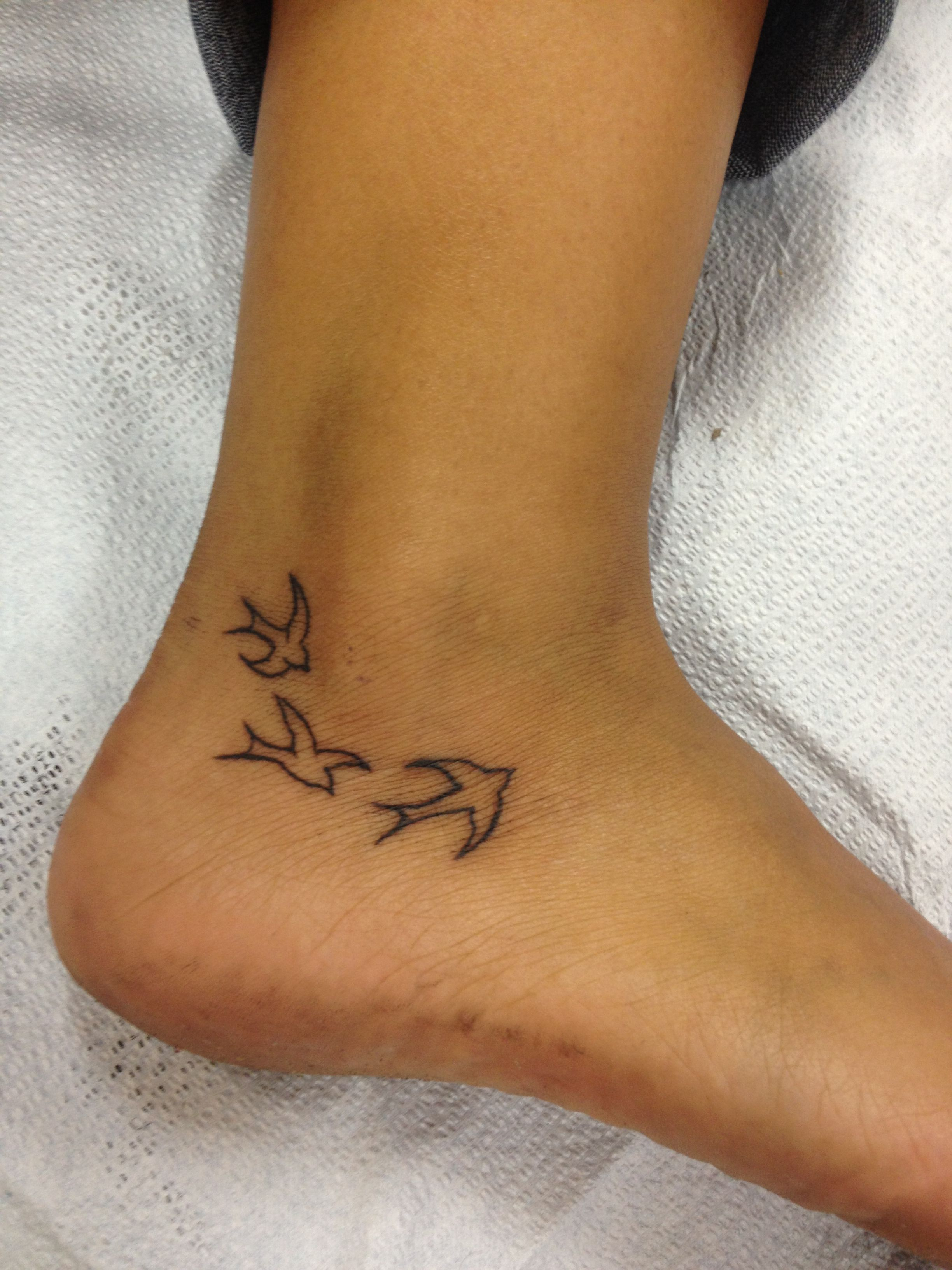 Peace And Harmony And New Beginnings Dove Ankle Tattoo Tatted pertaining to dimensions 2448 X 3264