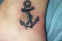 Perfect Anchor Tattoo On Inside Of Lower Ankle Sarah Anchor pertaining to dimensions 1536 X 2048