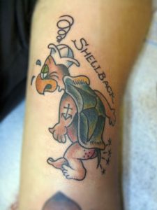 Pin Evan Sampou On Tattoos Shellback Tattoo Tattoos Sailor with proportions 1280 X 1707
