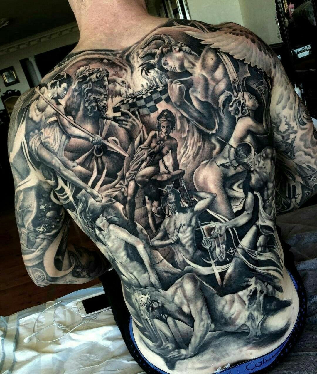 Evil Back Tattoos • Half Sleeve Tattoo Site.