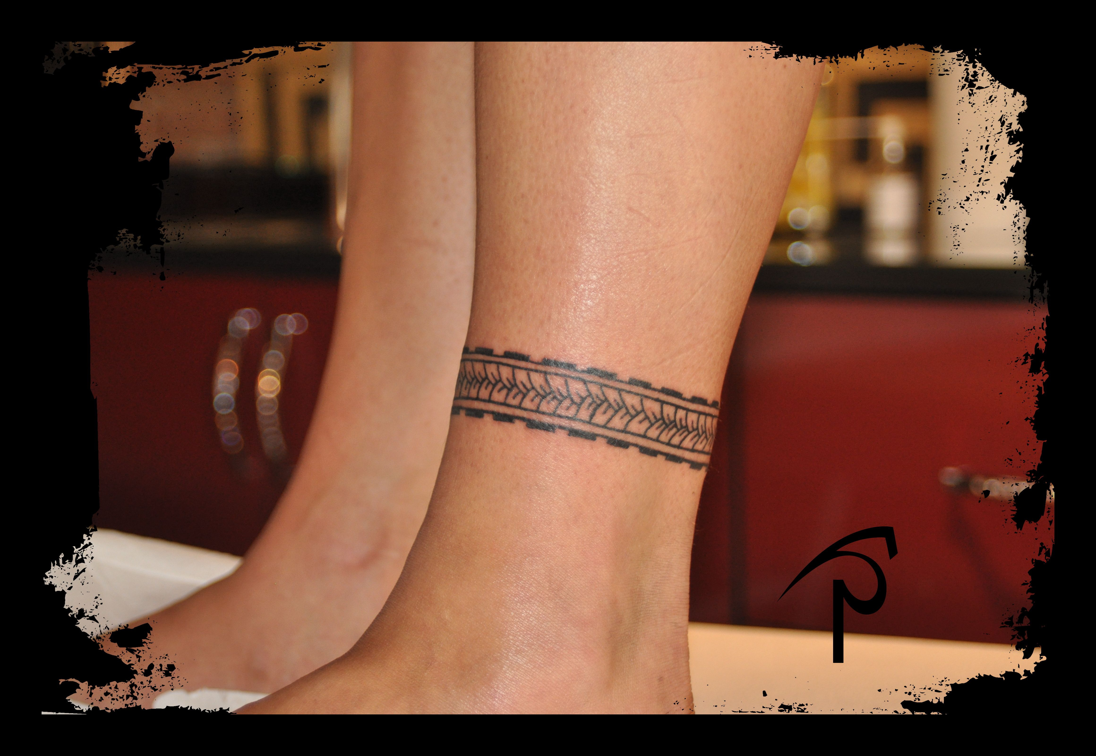 Polynesian Ankle Tattoo Band Polynesian Tattoo Ankle Tattoo with sizing 4640 X 3200