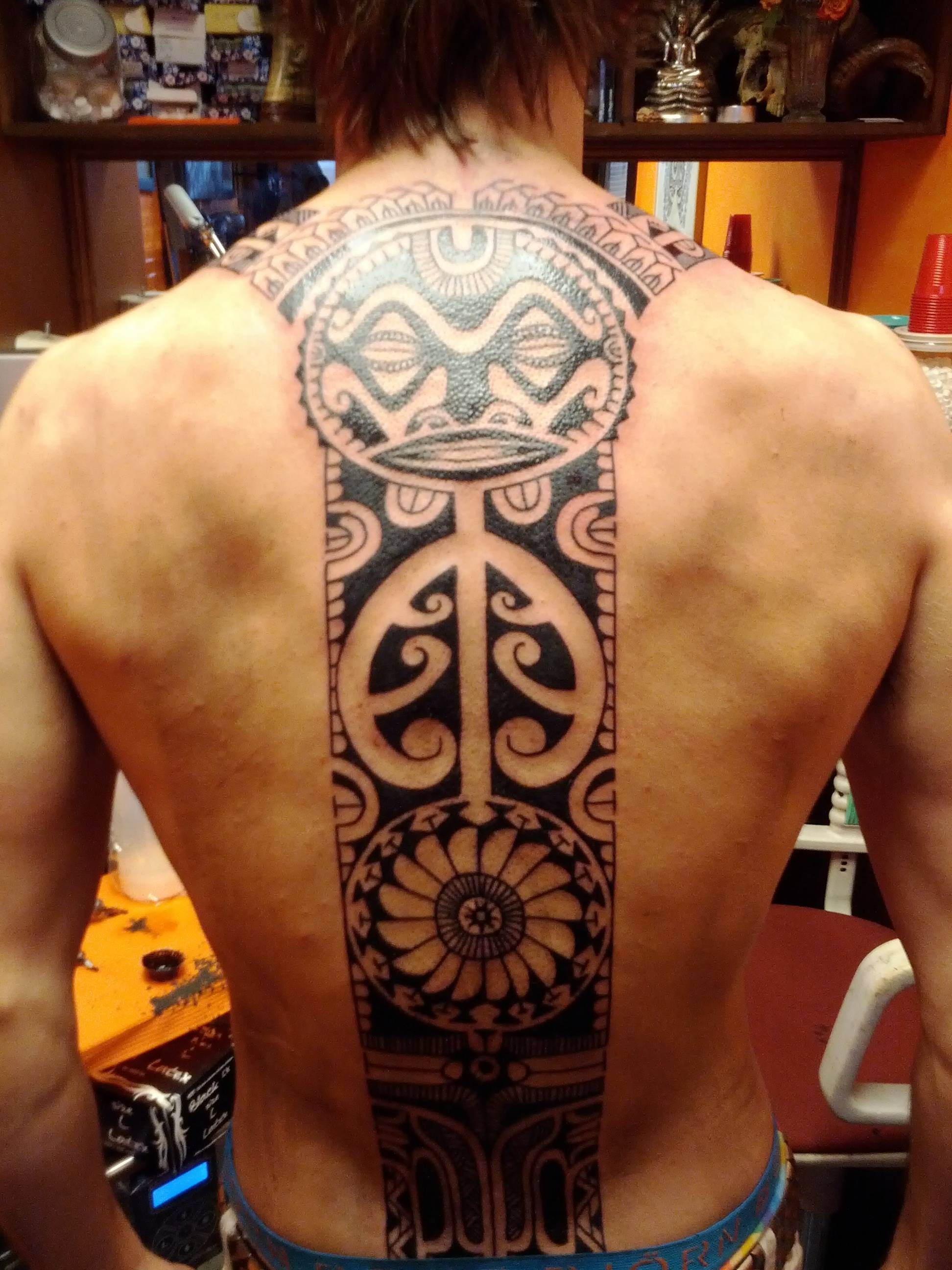 Polynesian Back Tattoo Polynesiantattoosdesigns Hawaiian Tattoos with sizing 1944 X 2592