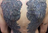 Raven Wings Back Tattoo Men Idea Ideas For Raven Tattoos Back intended for dimensions 1024 X 1126