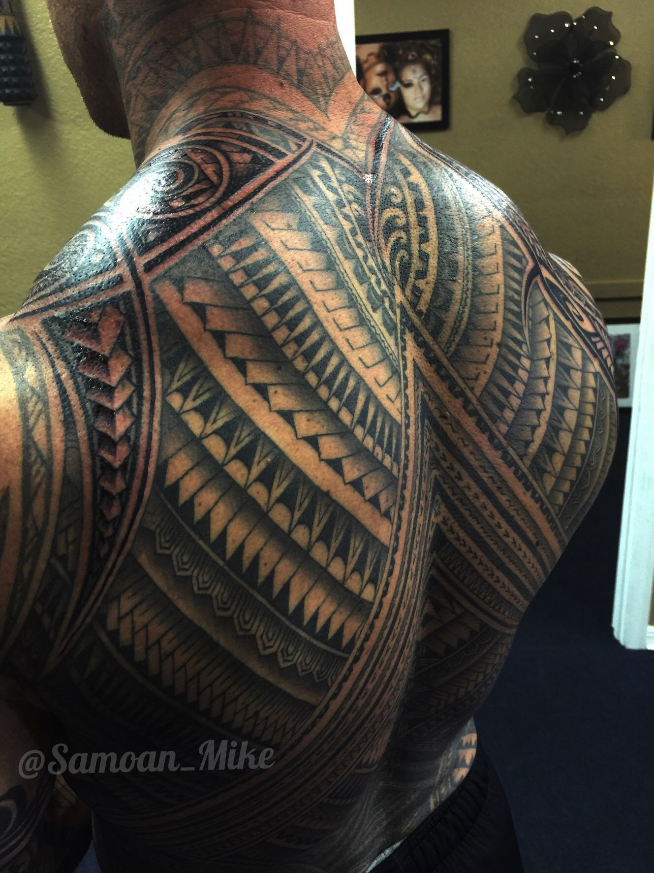 Samoan Back Piece Tattoo with dimensions 1329 X 1773