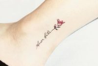 Script With Flower Tattoo On The Ankle Tattoo Tattoos Trendy for proportions 1000 X 1000