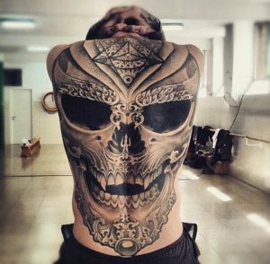 Sick Back Piece Art Tattoos Back Tattoo Skull Tattoos in size 1242 X 1218